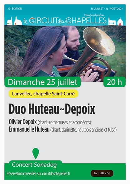 Le Circuit des Chapelles - concert à Lanvellec, chapelle Saint-Carré ...